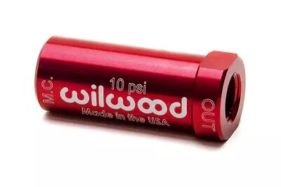 Wilwood 260-13707 Aluminum Residual Pressure Valve 10lb Inline Red Anodized • $20.72