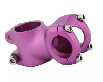 New! Genuine 50mm Long Bicycle Alloy Stem 28.6/25.4mm 7081 In Purple. • $31.99