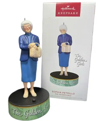 Hallmark 2022 SOPHIA PETRILLO Golden Girls Magic Sound Keepsake Ornament NIB • $19.88