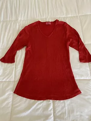 Michael Stars Red Maternity 3/4 Sleeve Top OS • $9.99