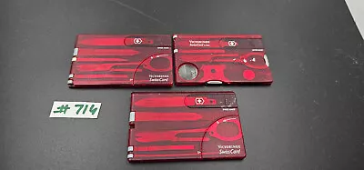 (Lot Of 3) Victorinox Swiss Army Cards #714 • $17.61