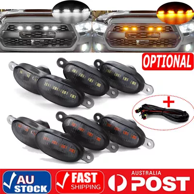 4x Front Grille LED Light Raptor Style Cover White/Amber For F150 F250/350 +Wire • $22.89