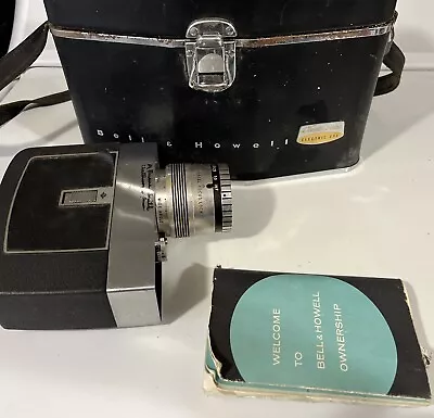 Bell & Howell Director Series Electric Eye 8mm Movie Camera & Case • $27