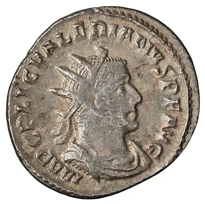 Roman Imperial. Valerian I AD 253-260 AR Antoninianus. 3.27 G 21 Mm VICTORIA • $32.71