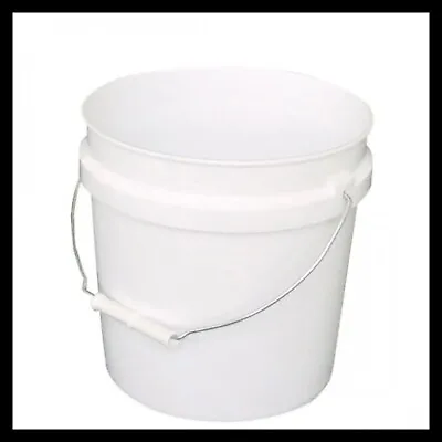 2 Gallon White Paint Bucket • $8