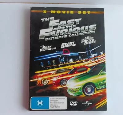 The Fast And The Furious - Ultimate Collection 3 (DVD 2006 3-Disc) Region 2&4 • $5.99