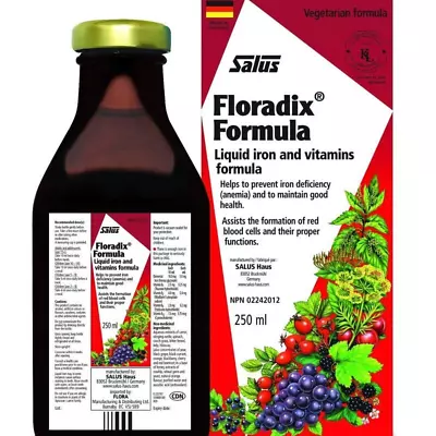 Floradix - Liquid Iron Formula (250ml) • $30.28