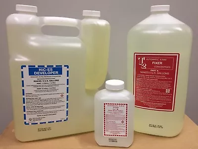 X-ray Developer & Fixer Concentrate Combo-Case-Pak 10 Gallons Each • $180.35