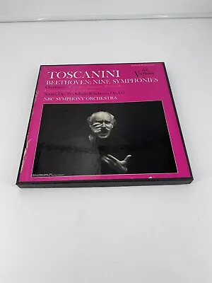 Toscanini - Nine Beethoven Symphonies - 8 LP Bx Set RCA Victrola VIC-8000 NM+ • $14.95