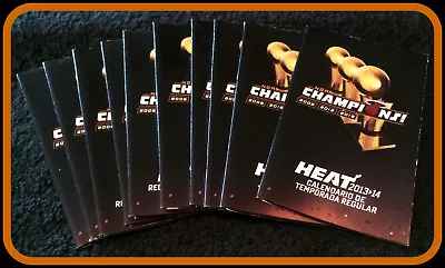 Lot Of 10 2013-14 Miami Heat Bud Light Champions Basketball Pocket Schedules • $7.99