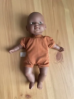 Corolle Mini Calin Graceful 8  African American Vintage Baby Doll Soft Body • $20