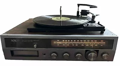 Vintage !WORKS! XJL Sound BSR Precision Turntable AM/FM MPX Tuner 8 Track Stereo • $139