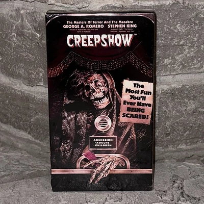 $29.76 • Buy New Creepshow 1982 VHS Sealed George Romero Stephen King Watermark
