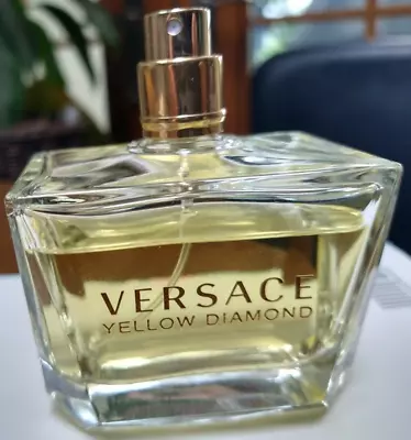 Versace Yellow Diamond By Versace 3.0 Oz / 90 Ml EDT Spray For Women *90% FULL* • $29.99