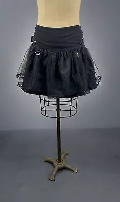 Royal Bones Daang Goodman TRIPP NYC Mini Skirt Emo Goth Punk Tulle Steampunk Y2K • $39.99