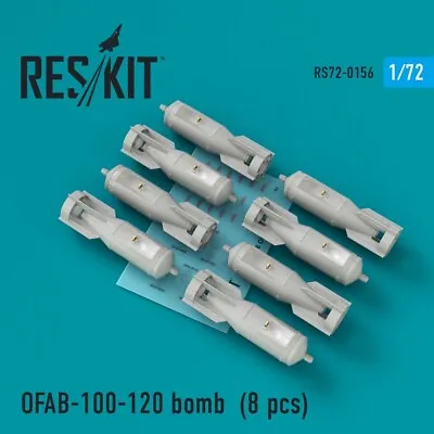 1/72 Reskit RS72-0156 OFAB-100-120 Bomb For Su MiG-21/27 Yak-38/130 (8 Pcs) • $12