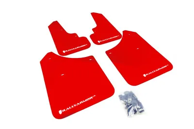 Rally Armor For 2003-2008 Subaru Forester UR Red Mud Flap W/ White Logo • $159.50