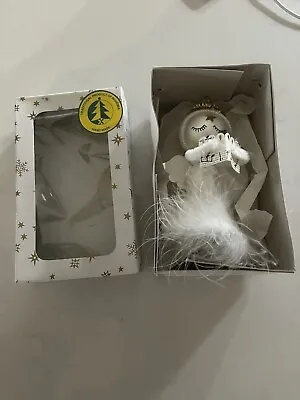 Traditional Product Of Bohemia Glass Fairy Tree Decoration Decoration BNIB • £3