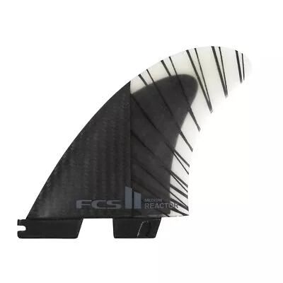 FCS II REACTOR PC CARBON TRI SURF FINS - Large - 3 Fins • $95