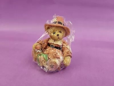 Cherished Teddies Miles Thanksgiving Pilgrim 912751 Sealed  • $12