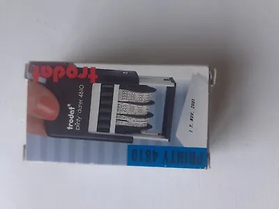 Trodat Printy 4810 Self Inking Date Stamper - 3.8mm • £7.50