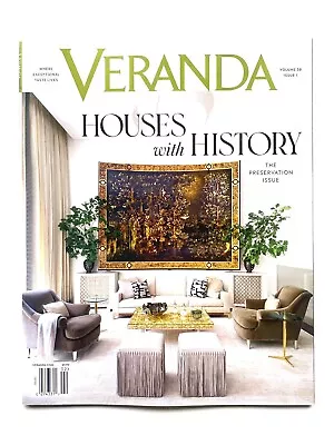 VERANDA Magazine Where Exceptional Taste Lives - New -FREE SHIPPING • $10.99