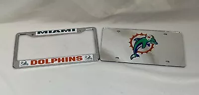 Miami Dolphins License Plat And Frame  • $49.99