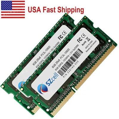 US 16GB 2x8GB DDR3L-10600S PC3-1333MHz Memory For MacBook Pro 2011 A1278 A1297 • $29.99