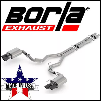 Borla S-Type Cat-Back Exhaust System Fits 2018-2024 Ford Mustang GT Coupe 5.0L • $2078.99