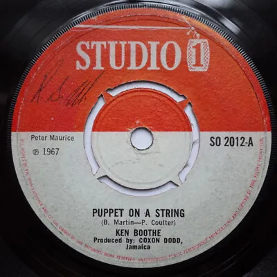 £52.80 • Buy Ken Boothe / Roland Alphonso - Puppet On A String / Look Away-Ska