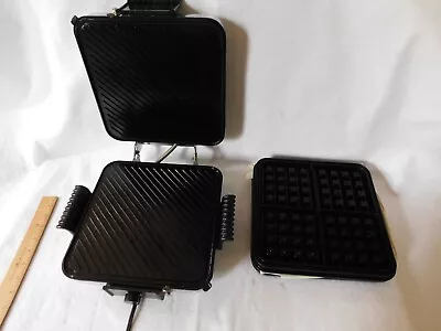 Vtg Villaware Belgian Waffle Maker And Multi-Baker Panini Sandwich 6150 Tested • $69.99