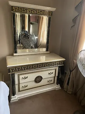 £400 • Buy Versace Dressing Table With Drawers And Mirror