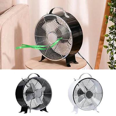 26CM Electrical Table Desk Fan 2-Speed Portable For Home Office W/ Safety Guard • £27.99