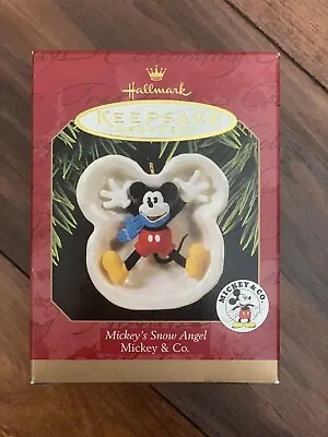 Hallmark Ornament 1997 Mickey's Snow Angel New BNIB Original Owner • $8.50