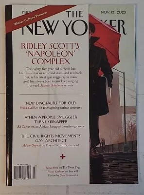 NEW YORKER Magazine November 13 2023 Kadir Nelson Ridley Scott Napoleon Nwsstnd • $11.99