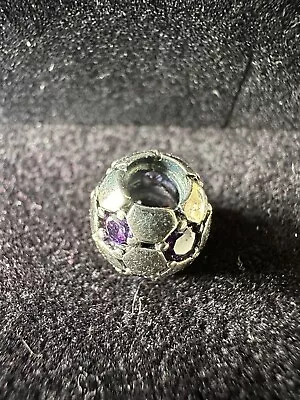 £20 • Buy Genuine Pandora Purple Football Charm 790444CZP