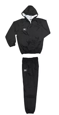Mizuno Boxing Sauna Suits Weight Loss Wear Top And Bottom Set Black White Logo • $209