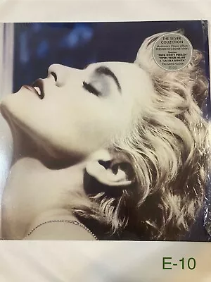 Madonna  True Blue  LP Silver Vinyl W/Poster Sire Records Reissue 180 Gram • $19.99