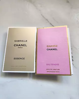 Chanel Gabrielle Essence EDP & Chance Eau Tendre EDP 1.5 Ml X 2 New Authentic • $26