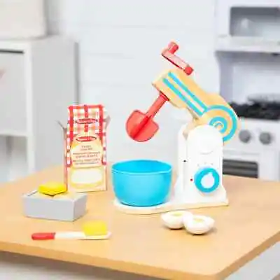 Wooden Make A Cake Mixer Set - Play Food And Kitchen 19840 Melissa & Doug  • £31.95