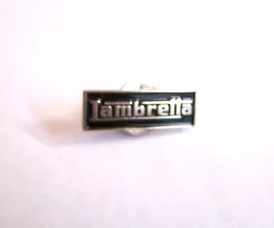 A Black LAMBRETTA Scooter Enamel Metal Pin Badge • £1.99