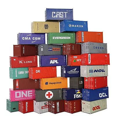 1pc HO Scale 1:87 20ft Shipping Container 20' Cargo Box Model Railway C8726 • $16.49