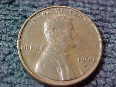 1969 S Lincoln Memorial Penny Circulated • $0.01