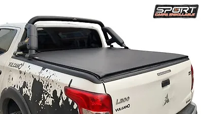 Soft Roll Up Truck Bed Tonneau Cover - Mitsubishi L200 2014-2023 4.8 Ft • $349