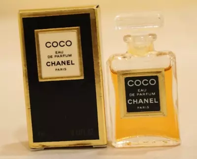 Coco Chanel Eau De Parfum Splash Miniature 0.13 Oz 4 Ml For Women Vintage • $35