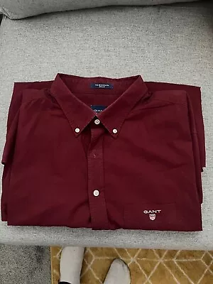 Burgundy Gant Shirt  • £10