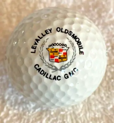 LEVALLEY OLDSMOBILE CADILLAC GMC Golf Logo Ball Only One Online. • $12.99