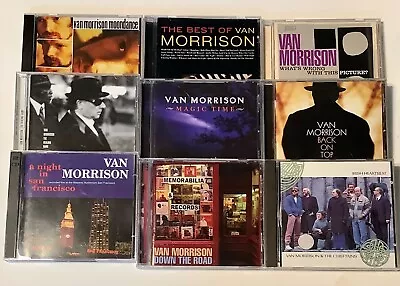 Lot Of 9 Van Morrison CDS Moondance Best Of Magic Time Down The Road Healing • $19.95