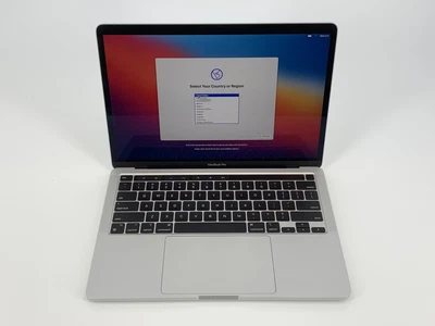 $779.99 • Buy MacBook Pro 13 Touch Bar Silver 2020 3.2 GHz M1 8-Core 8GB 512GB Good Condition