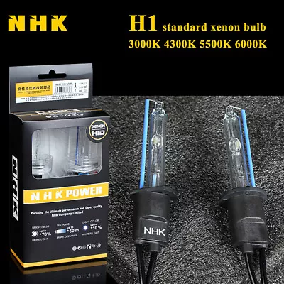 NHK H1 HID Xenon Bulb 35W Fog Light Headlight 4300K 5500K 6000K OEM Replacement • $21.99